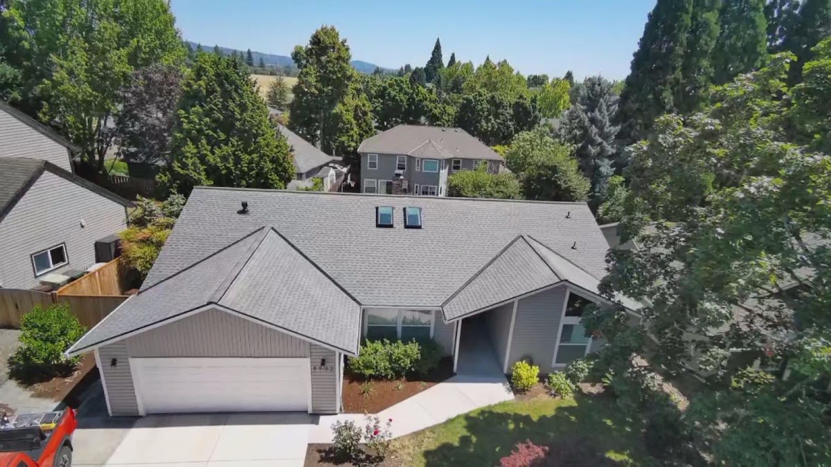 Completed roof replacement on a Portland area home
